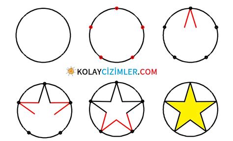 en kolay yıldız nasıl çizilir